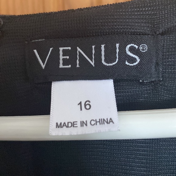 Venus dress size 16 gray and camel brown NWT - Picture 2 of 4